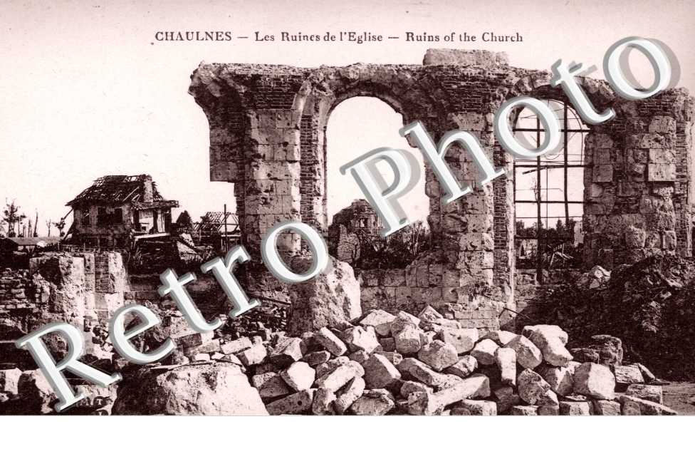 les ruines de l'eglise