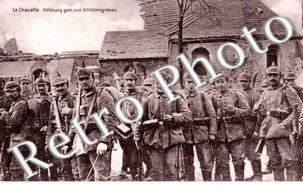 Ablosung geht zum Schutzengraben - carte militaires allemands