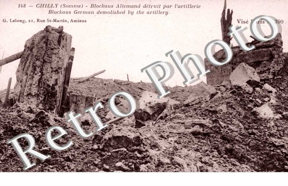 Blockaus Allemand detruit par l'artillerie