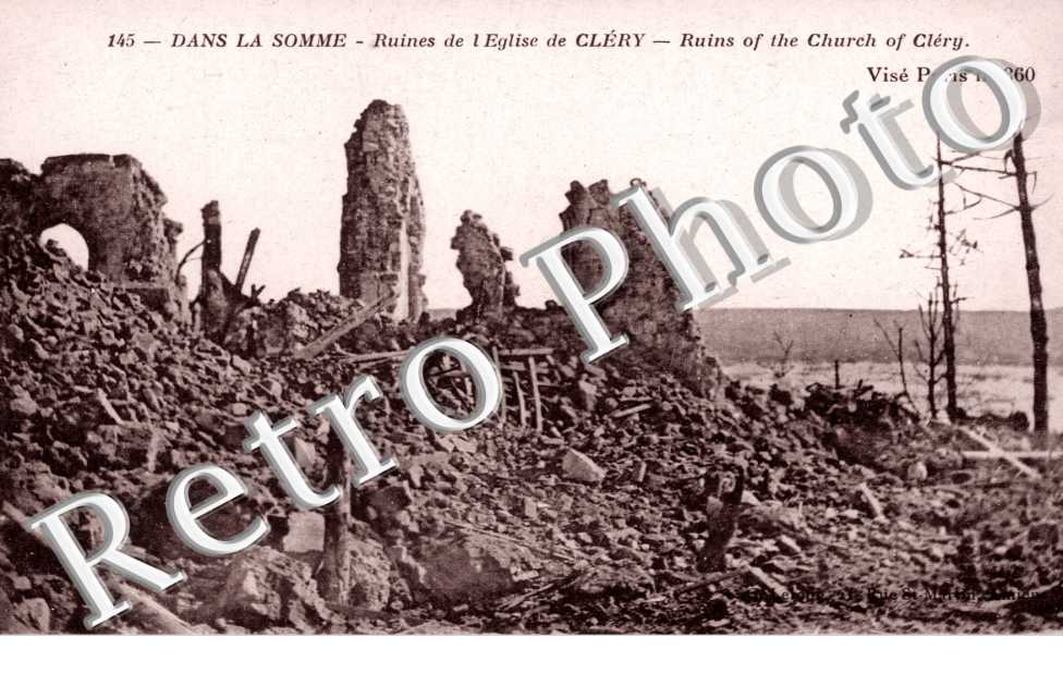 Ruines de l'eglise de Clery