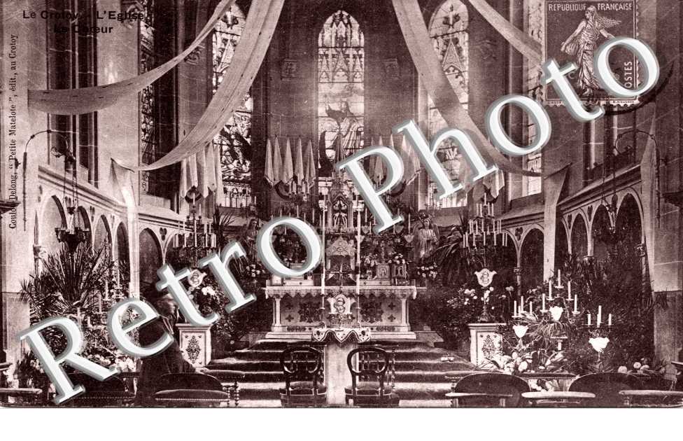 Interieur de l'eglise Le Choeur