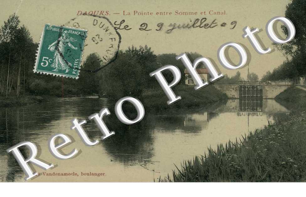 la pointe entre Somme et canal