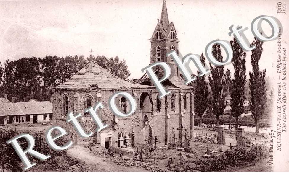 l'Eglise bombardee
