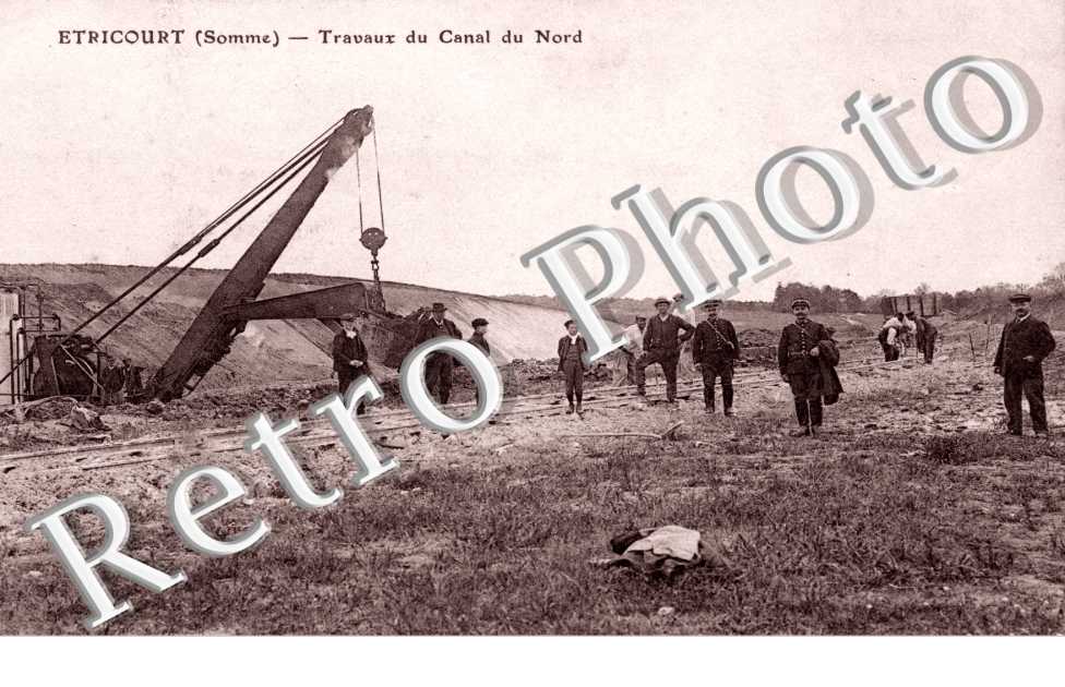 Travaux du Canal du Nord  La Pelle n° 2