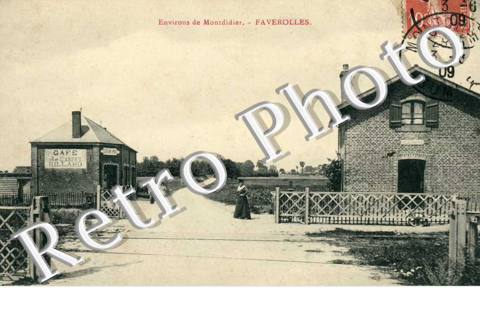 environs de Montdidier, Faverolles, l'arret