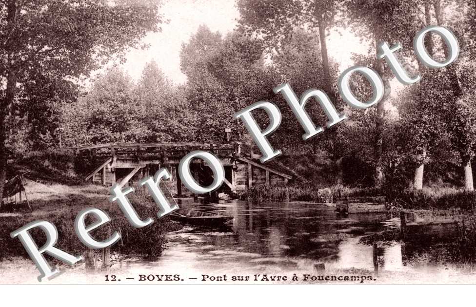 Pont sur l'Avre a Fouencamps, Boves