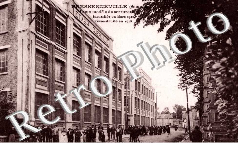 l'Usine modele de Serrurerie incendiee en Mars 1912 et reconstruite en 1913