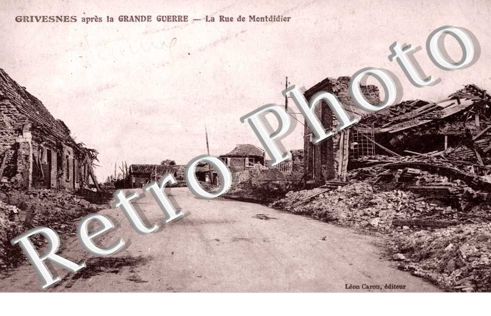 La Rue de Montdidier apres la Guerre