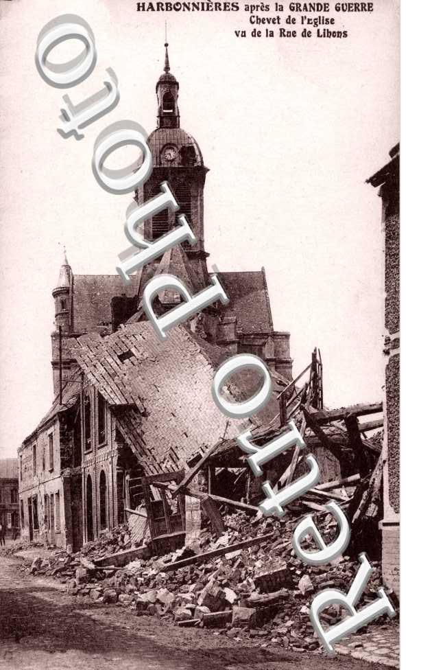 Chevet de l'Eglise vu de la Rue de Lihons