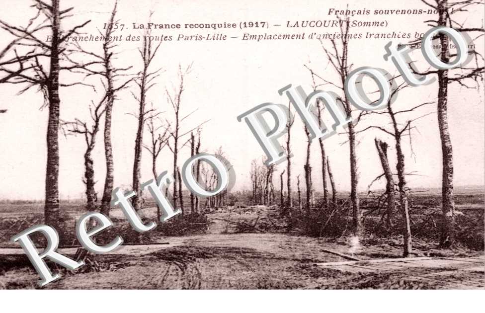 Emplacement d'anciennes tranchees