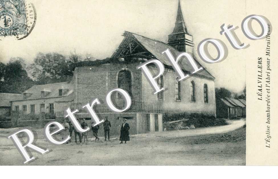 Eglise bombardee