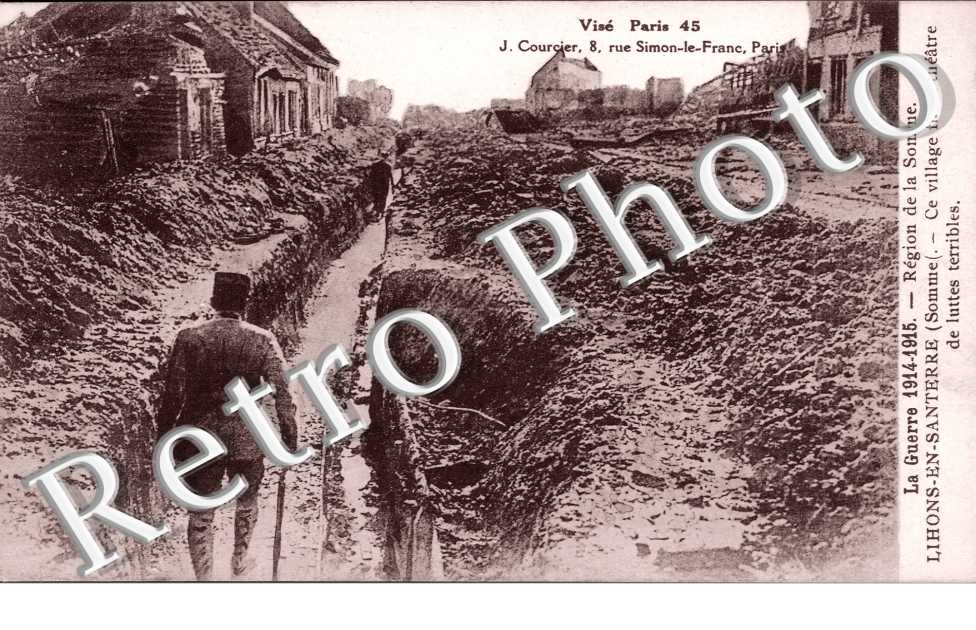 Tranchee dans une rue