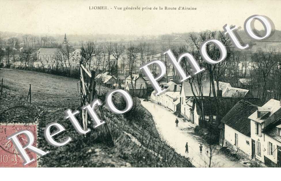 vue generale prise de la route d'Airaine