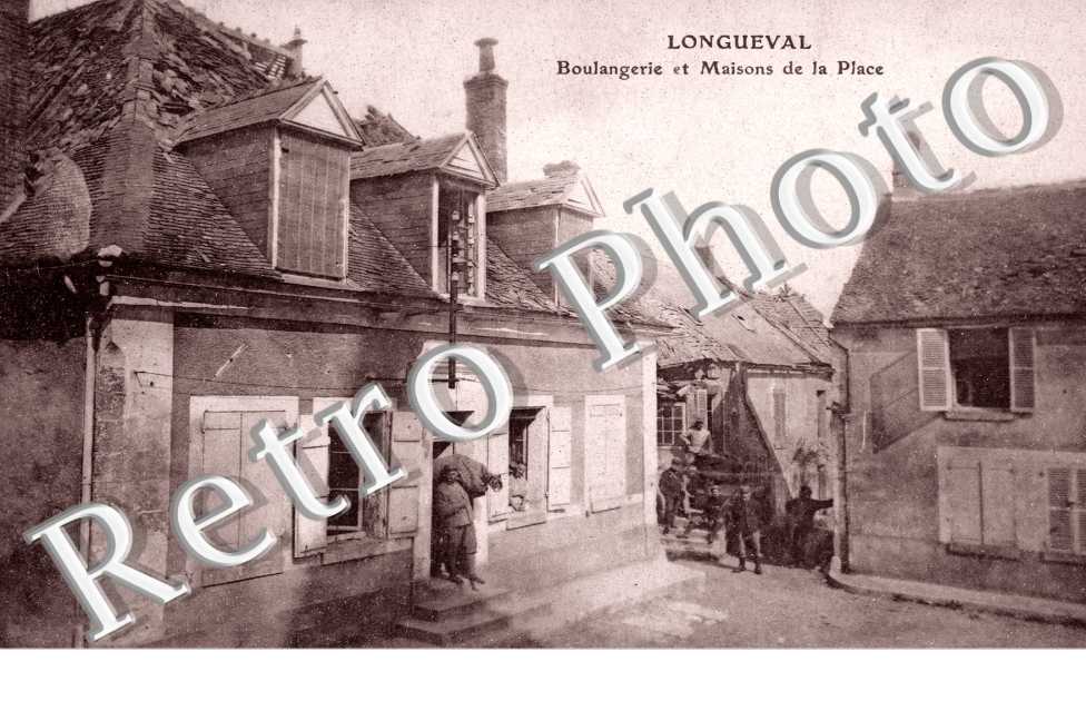 boulangerie et maisons de la place