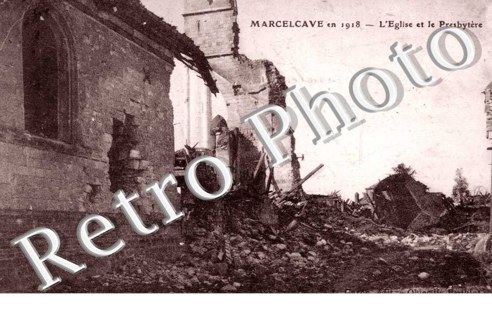 L'Eglise et le Presbytère - Ruines