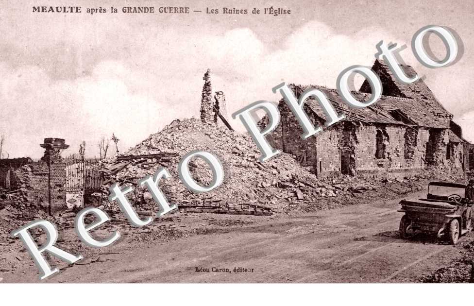 les ruines de l'eglise