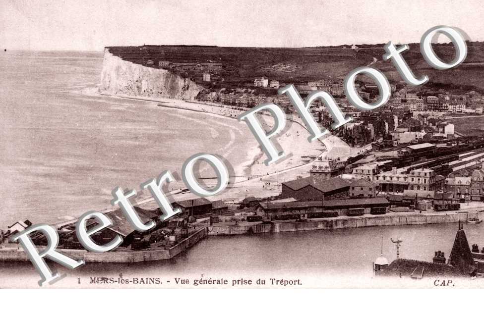 vue generale prise du Treport