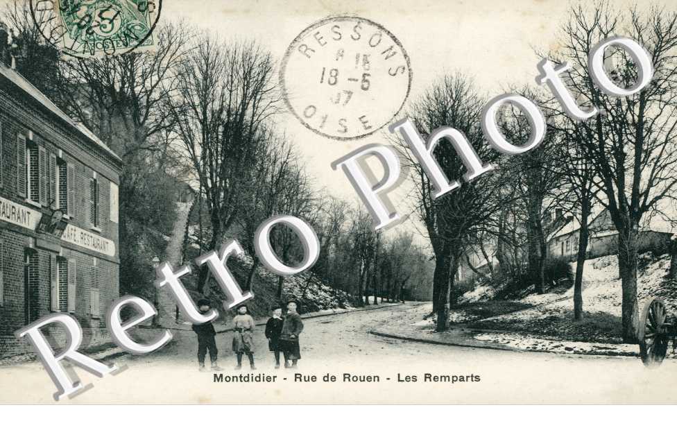 Rue de Rouen, les Remparts