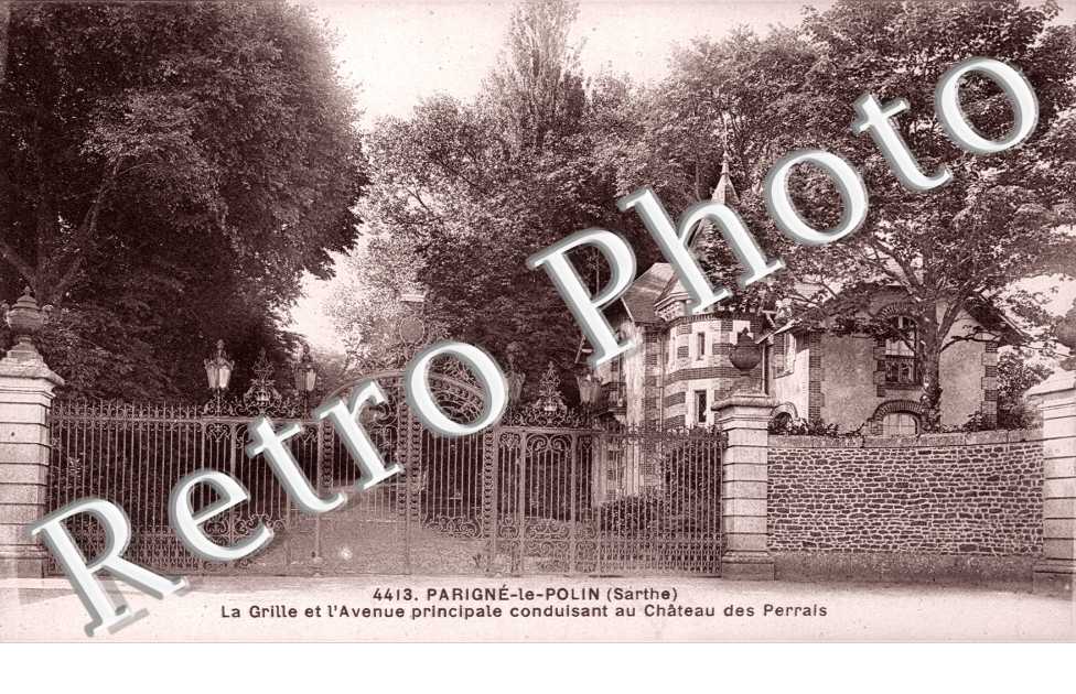 Chateau des Perray - Grille et Avenue Principale