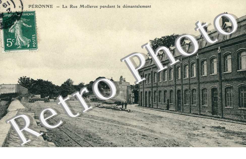 la Rue Mollerue pendant le Demantelement