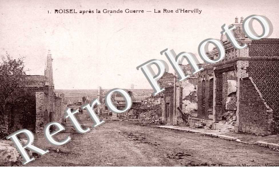 apres la grande guerre. la Rue D'Hervilly