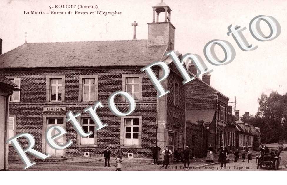 la Mairie, le Bureau de Postes Telegraphes