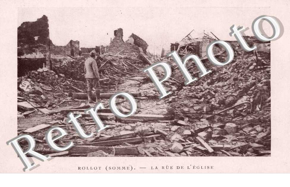 La Rue de l'Eglise - Ruines