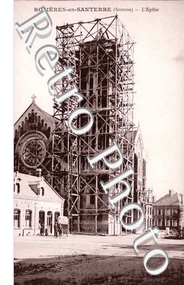 l'eglise en construction