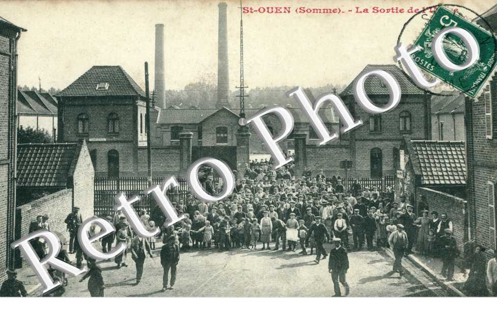 la sortie de l'usine