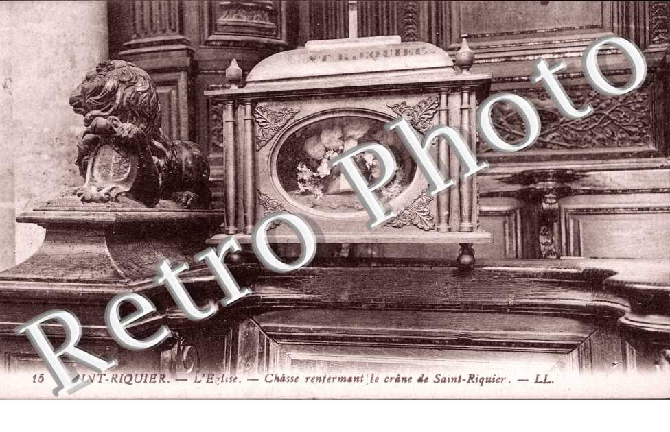 l'église. Châsse renfermant le crâne de Saint-Riquier
