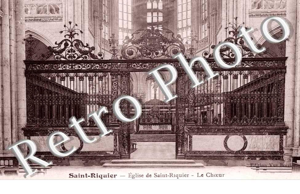 Eglise de Saint-Riquier. Le Chœur