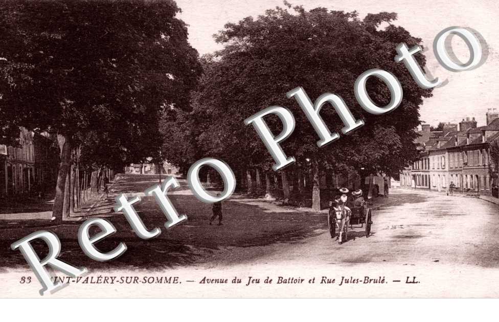 la rue Jules Brule et l'avenue du Jeu de Battoirs