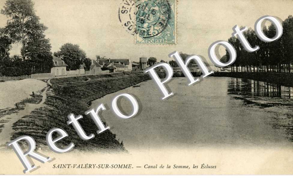 Canal de la Somme, les Ecluses