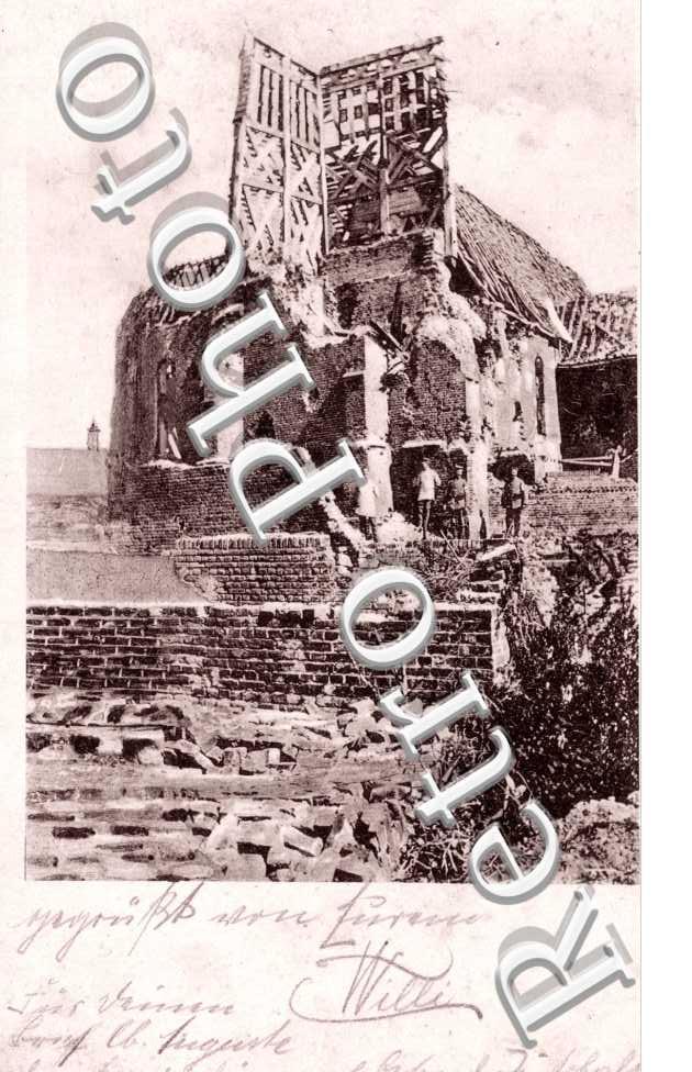 l'Eglise detruite