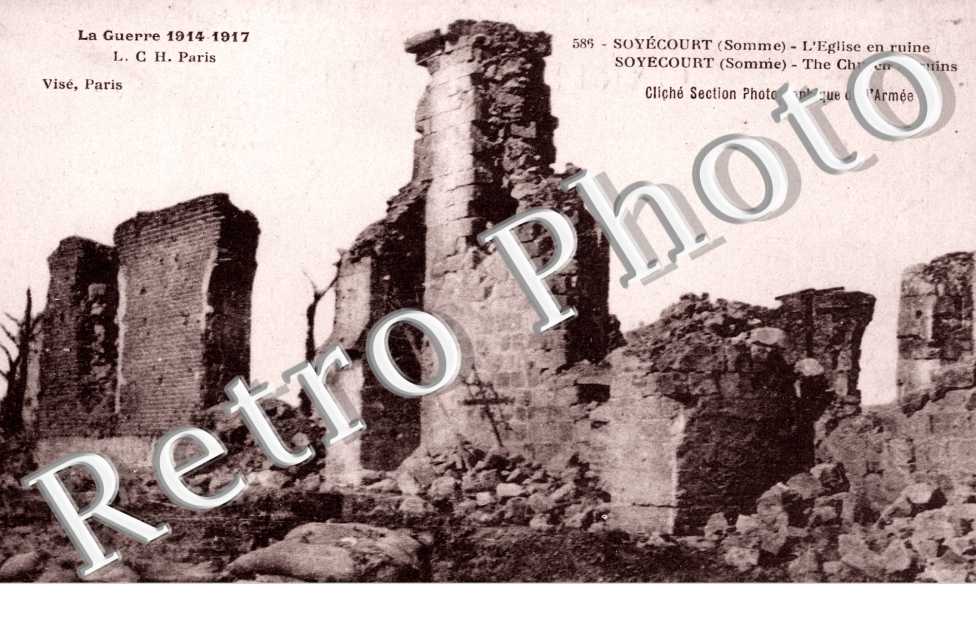 l'église en ruines