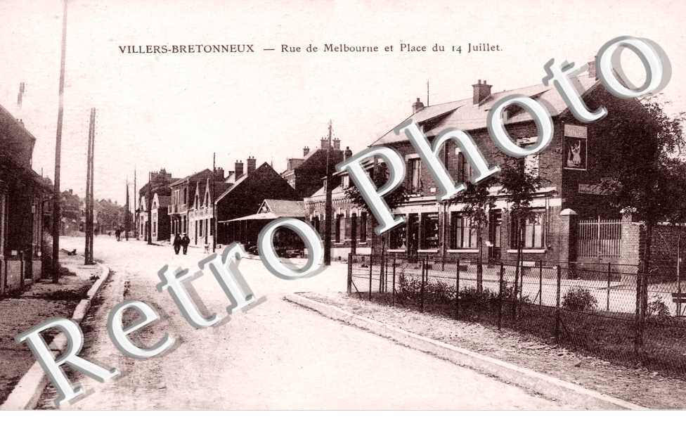 Rue de Melbourne et Place du 14 juillet