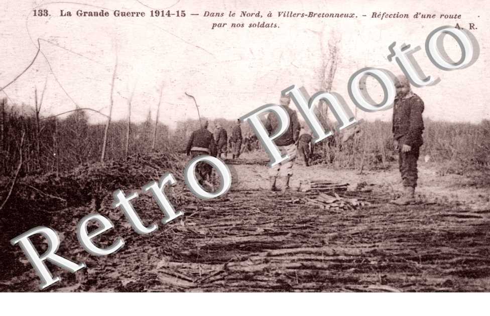 Refection d'une Route par nos Soldats