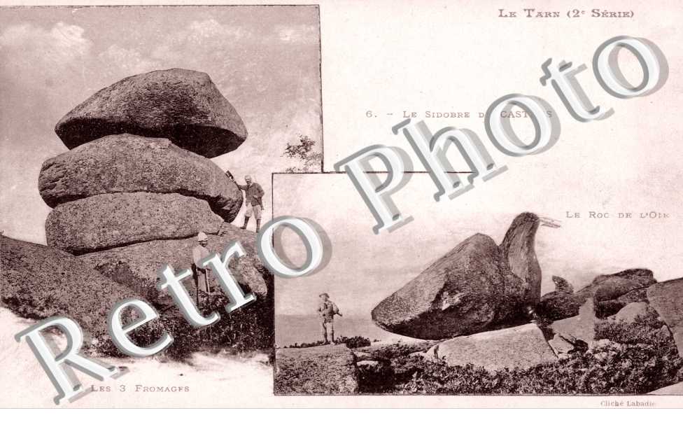 Sidobre de Castres - roque de l'Oie - les 3 fromages