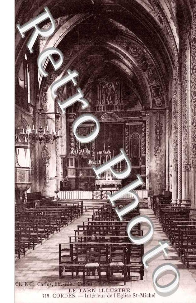 Interieur de l'Eglise Saint Michel
