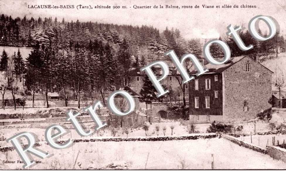 Quartier de la Balme - route de Viane et allee du chateau