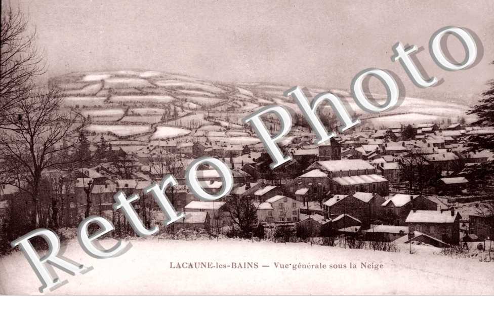 Vue generale sous la neige
