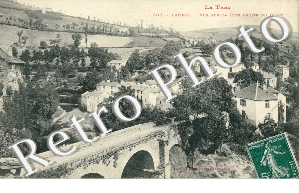 vue sur la rive droite du Gijou