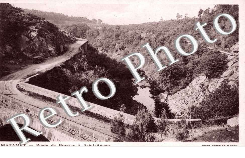 Route de Brassac à Saint Amans