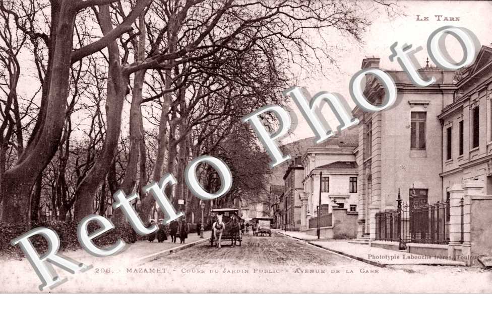Cours du Jardin Public, Avenue de la Gare