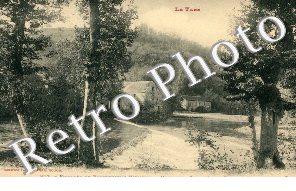 Moulin et chaussee du pont de Cirou
