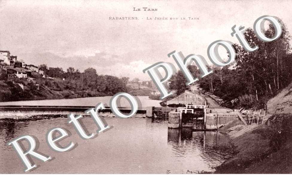 La jetee sur le Tarn
