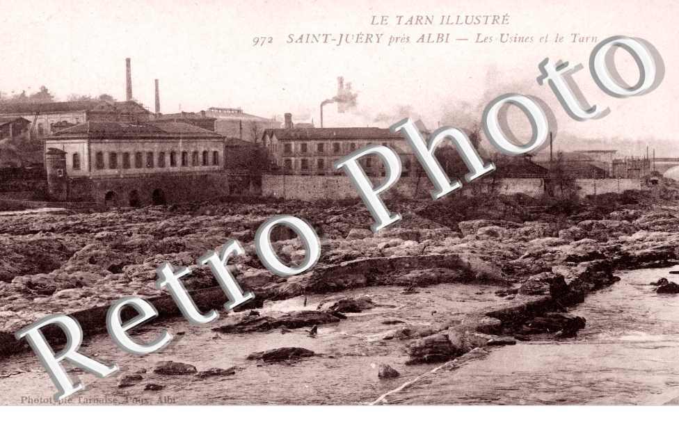 Vue des Usines et le Tarn
