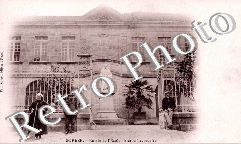 Entree de l'Ecole, Statue Lacordaire