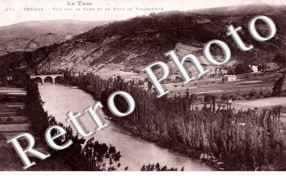 Vue sur le Tarn et le Pont de Villeneuve