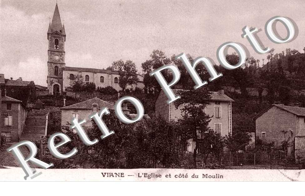 L'eglise et cote du moulin
